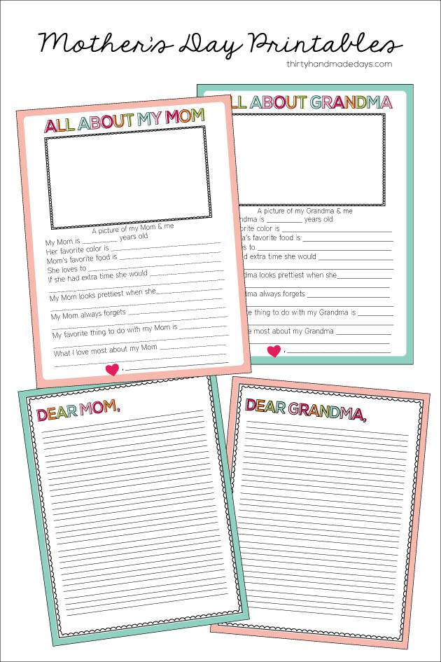 printable mother s day